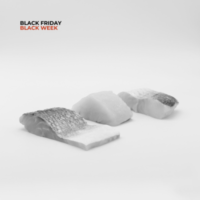 Hake, monkfish and sea bass