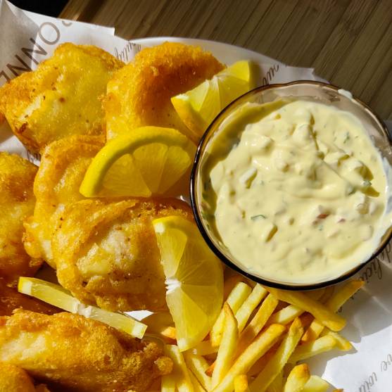 Fish & Chips de Pescada por @cocinandoconvanessa