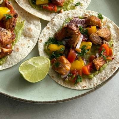 Receita de Tacos de Salmão