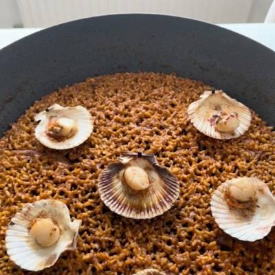 Receita de arroz de zamburiñas