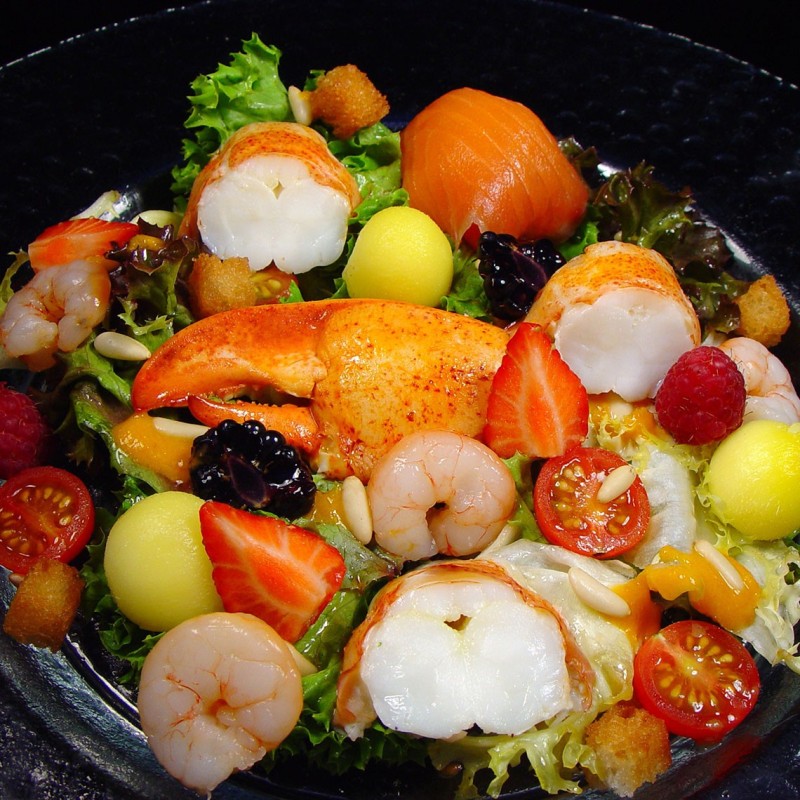 ensalada-de-bogavante-con-mango-y-romesco-recetas-mariskito