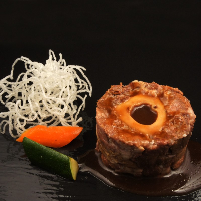 Ossobuco beef in ragout