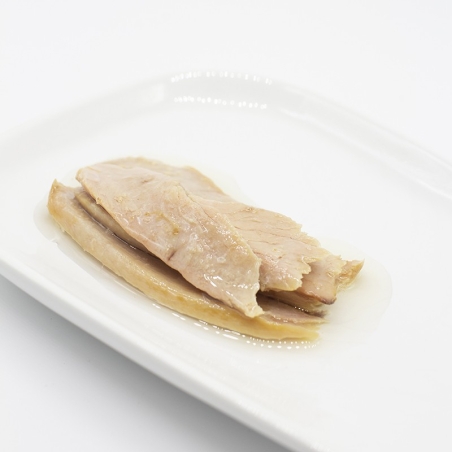 Light tuna belly in olive oil