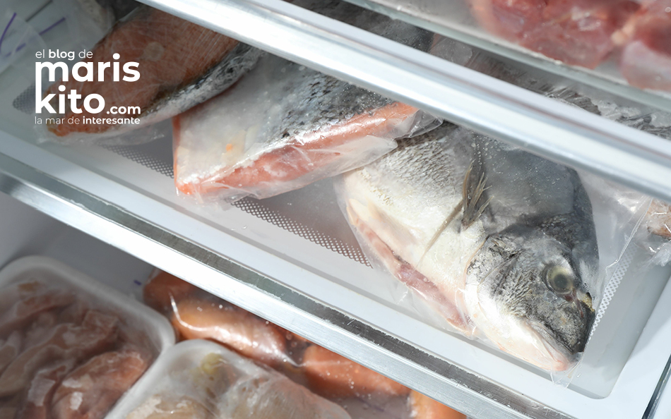 congelar pescado y marisco