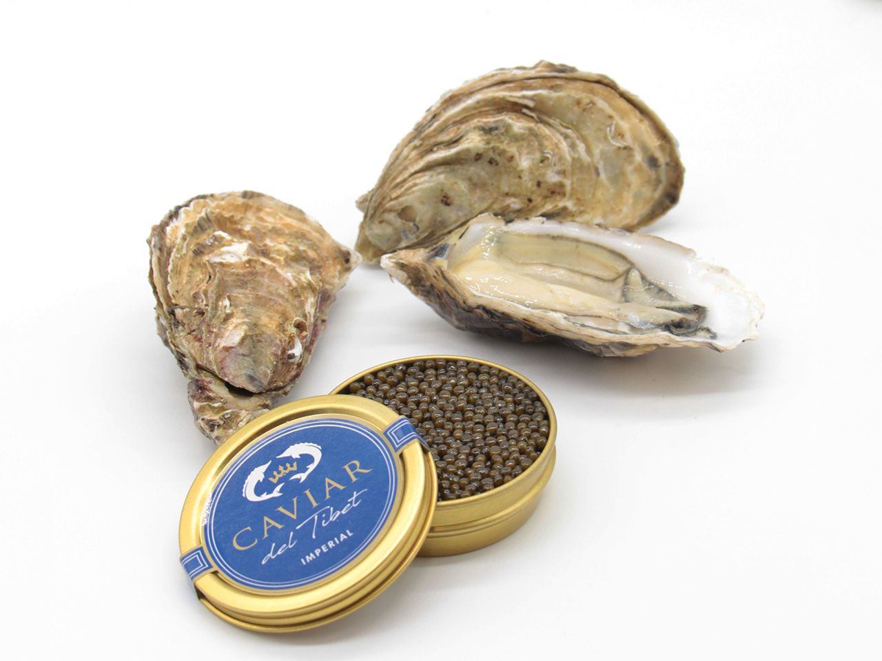 regala Caviar imperial y ostra rizada San Valentín