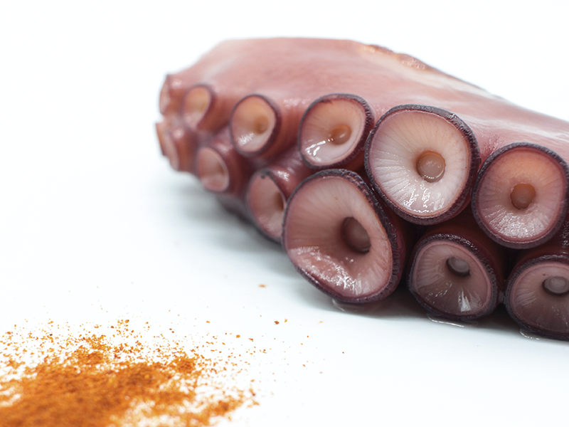 Patas de pulpo gallego cocidas