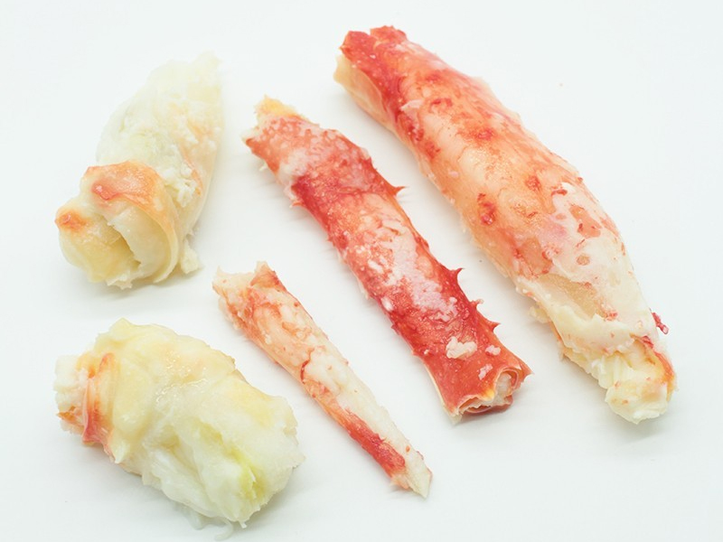 El cangrejo real tiene una carne blanca, tierna y con matices dulces