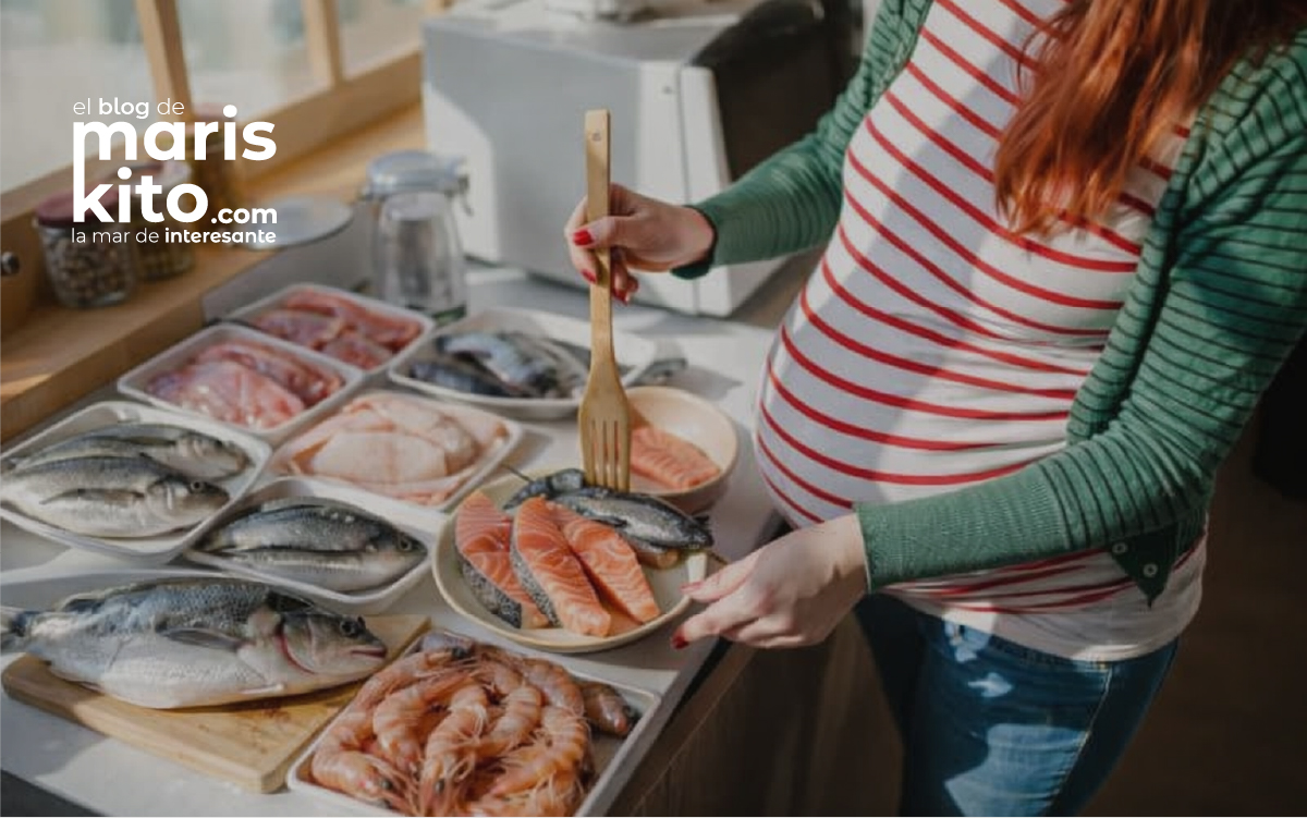 Pescado y marisco durante el embarazo